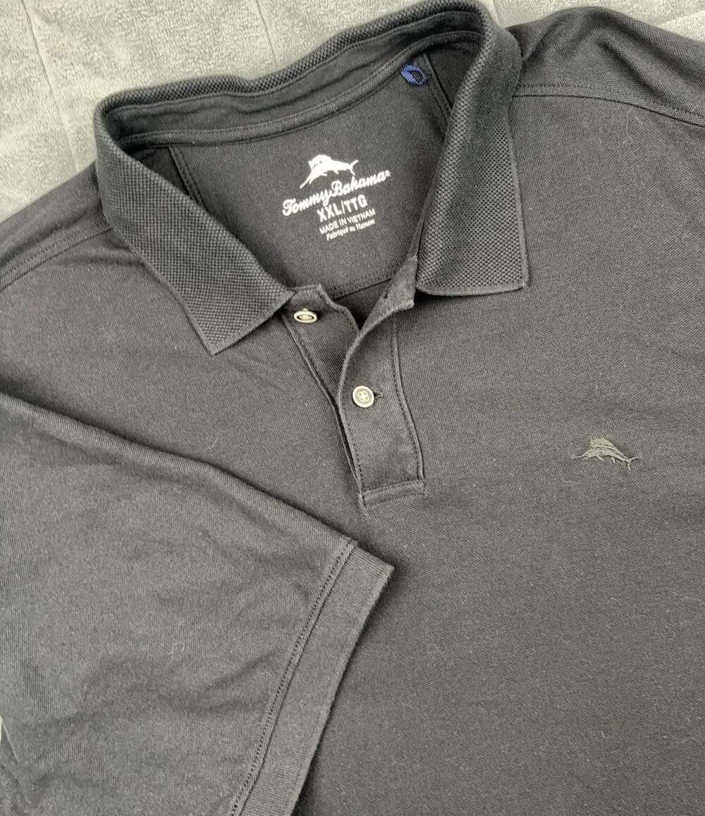 Tommy Bahama Men's Black Polo Shirt Size XXL